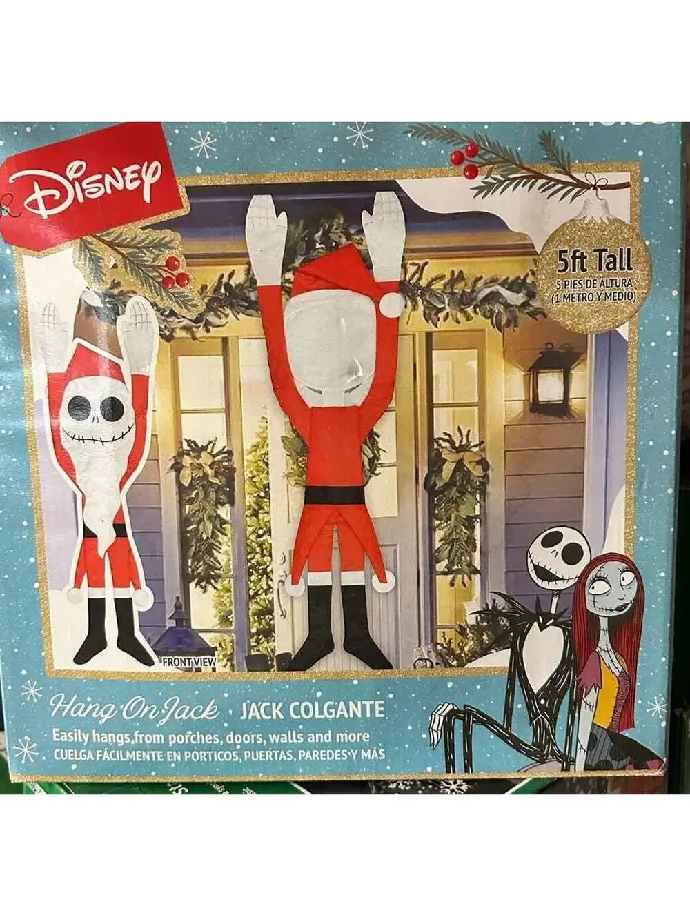 NEW nightmare before Christmas Hang on Jack outdoor Christmas decoration